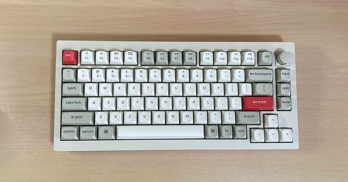 Keychron V1 Max レトロカラー レビュー QMK/VIA対応 ワイヤレス