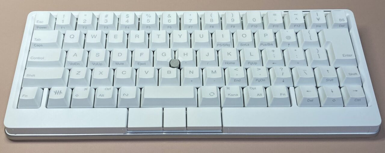 HHKB Studio 日本語配列のキーの様子