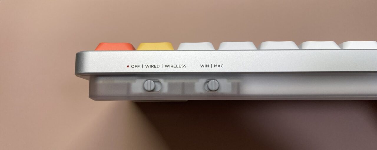 NuPhy Air75 V3の背面