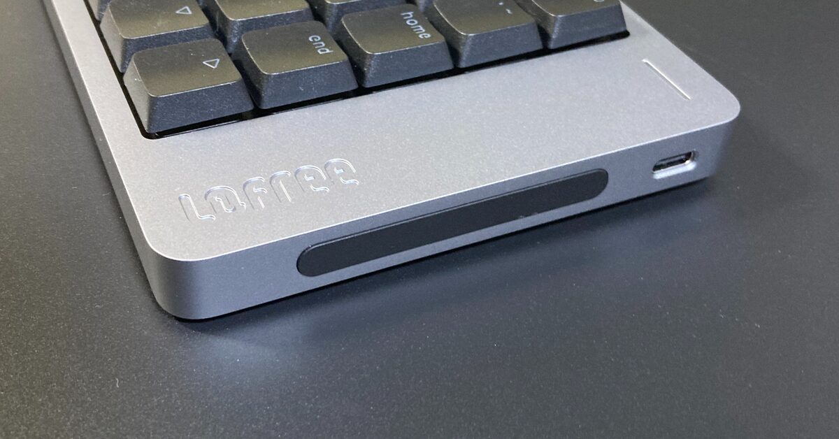 Lofree Flow2の右側面