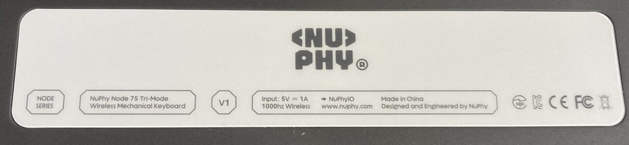 NuPhy Node75レビュー