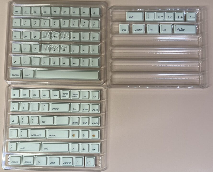 Node75の打鍵ミスを減らすLAKキーキャップ