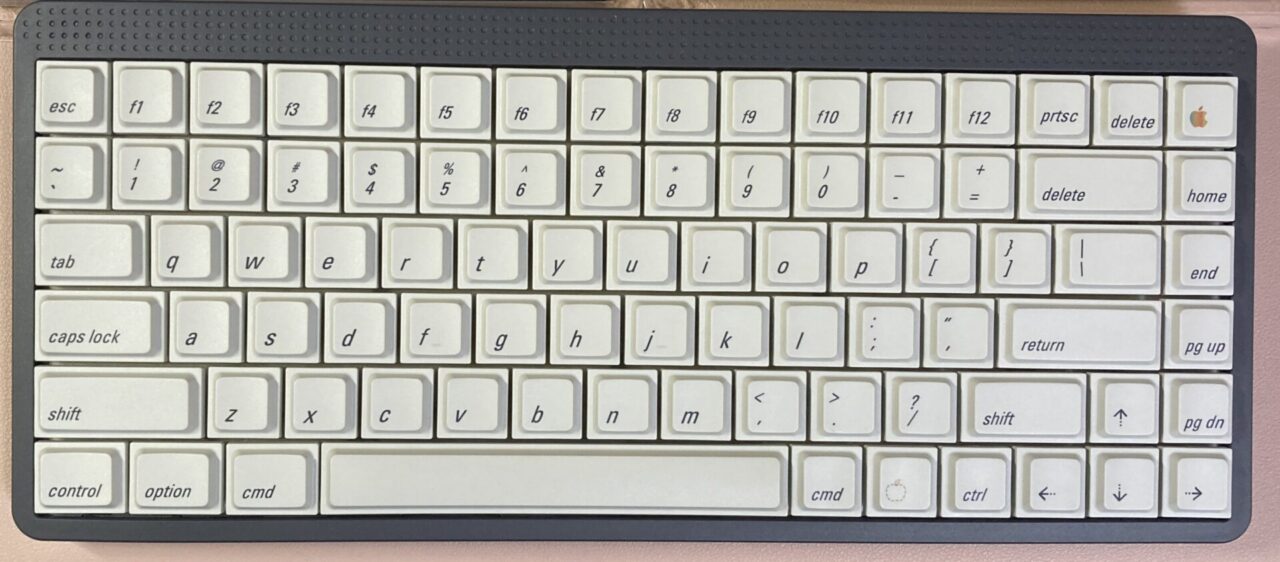 Node75の打鍵ミスを減らすLAKキーキャップ