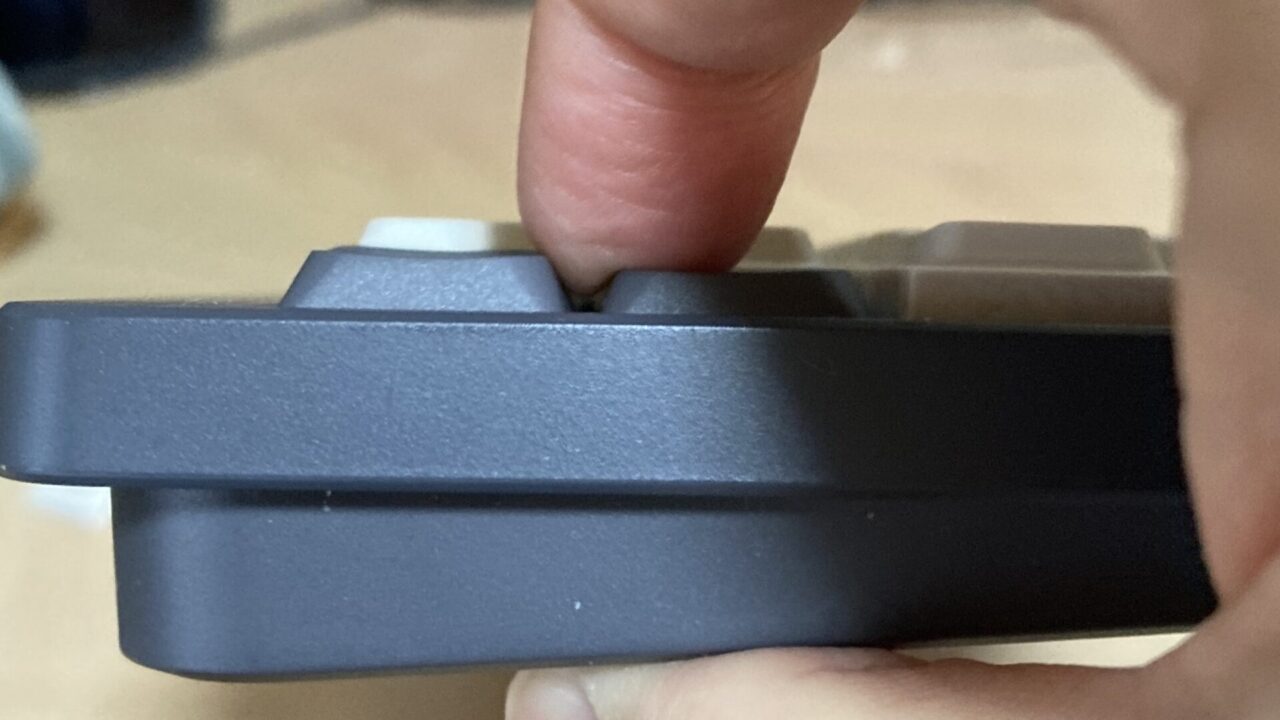 Node75の打鍵ミスを減らすLAKキーキャップ