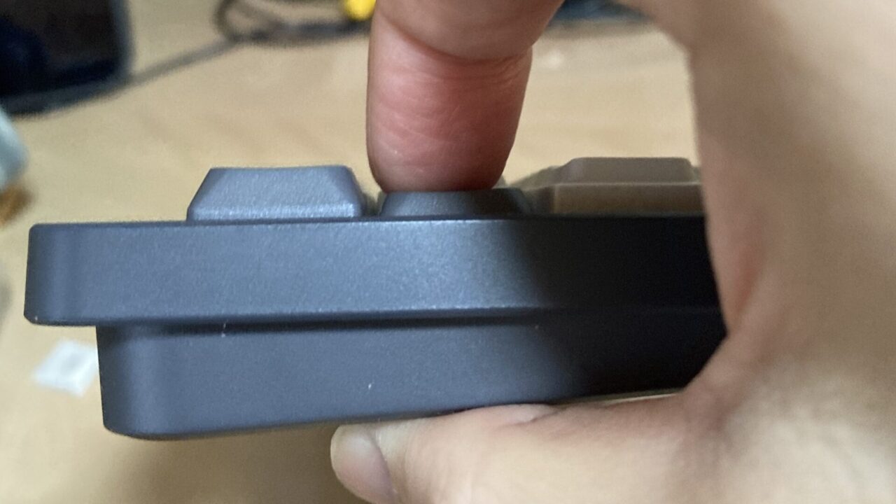 Node75の打鍵ミスを減らすLAKキーキャップ