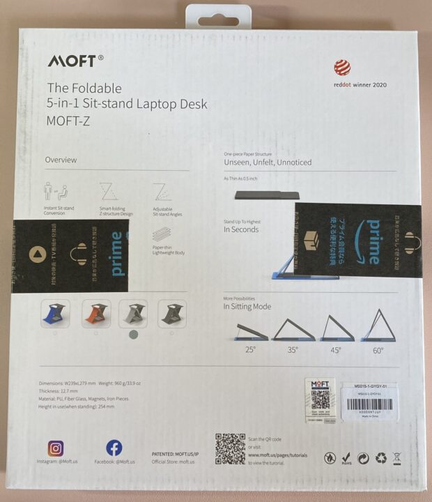 スタンディングデスクに憧れて買ったMOFT Zをレビュー