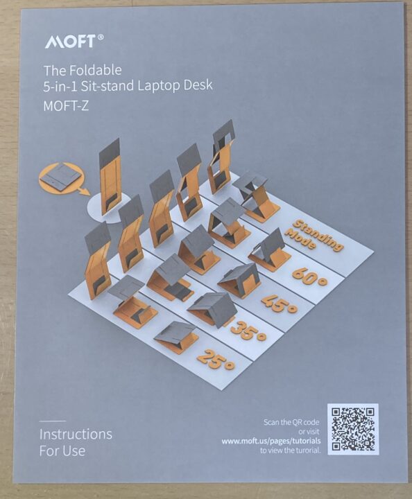スタンディングデスクに憧れて買ったMOFT Zをレビュー
