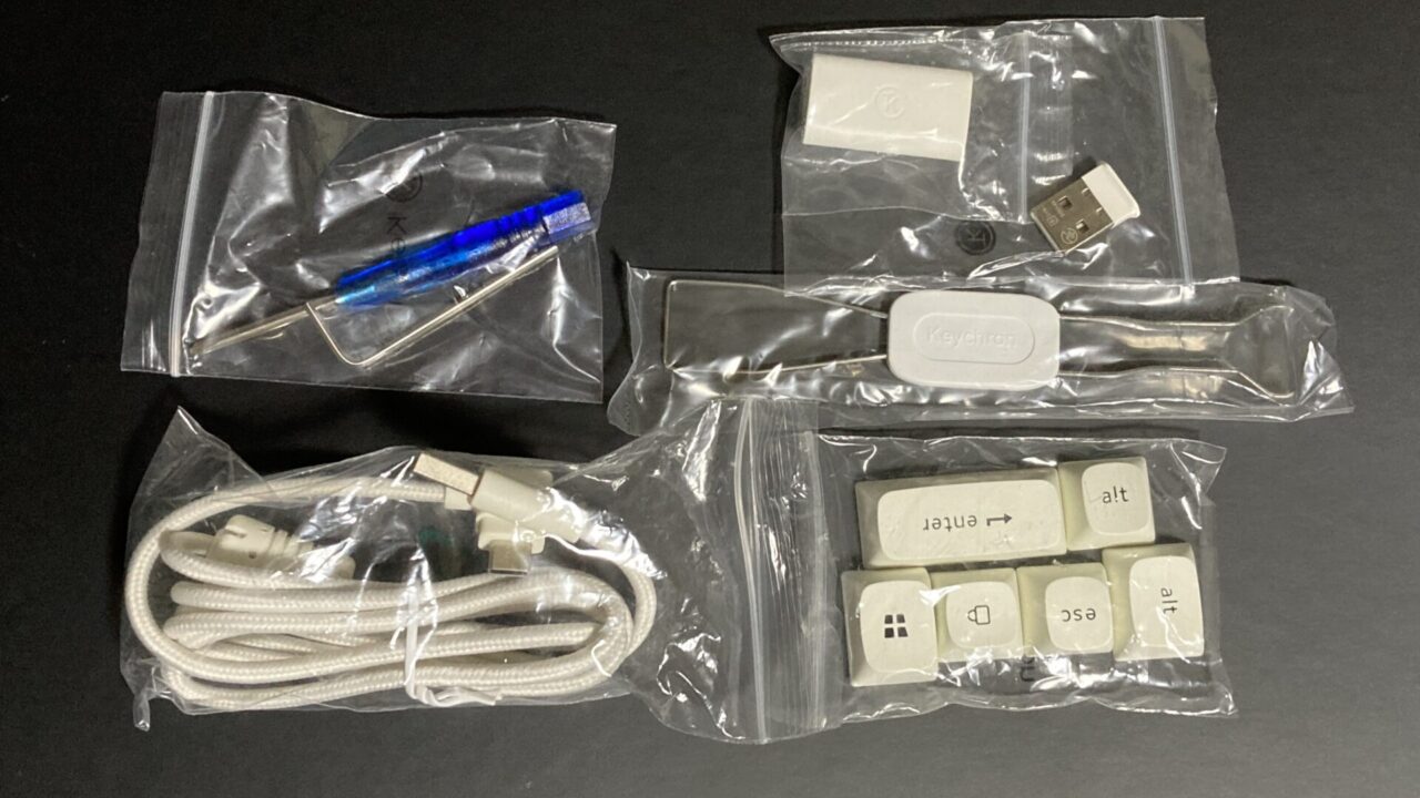 Keychron K2 HEレビュー付属品