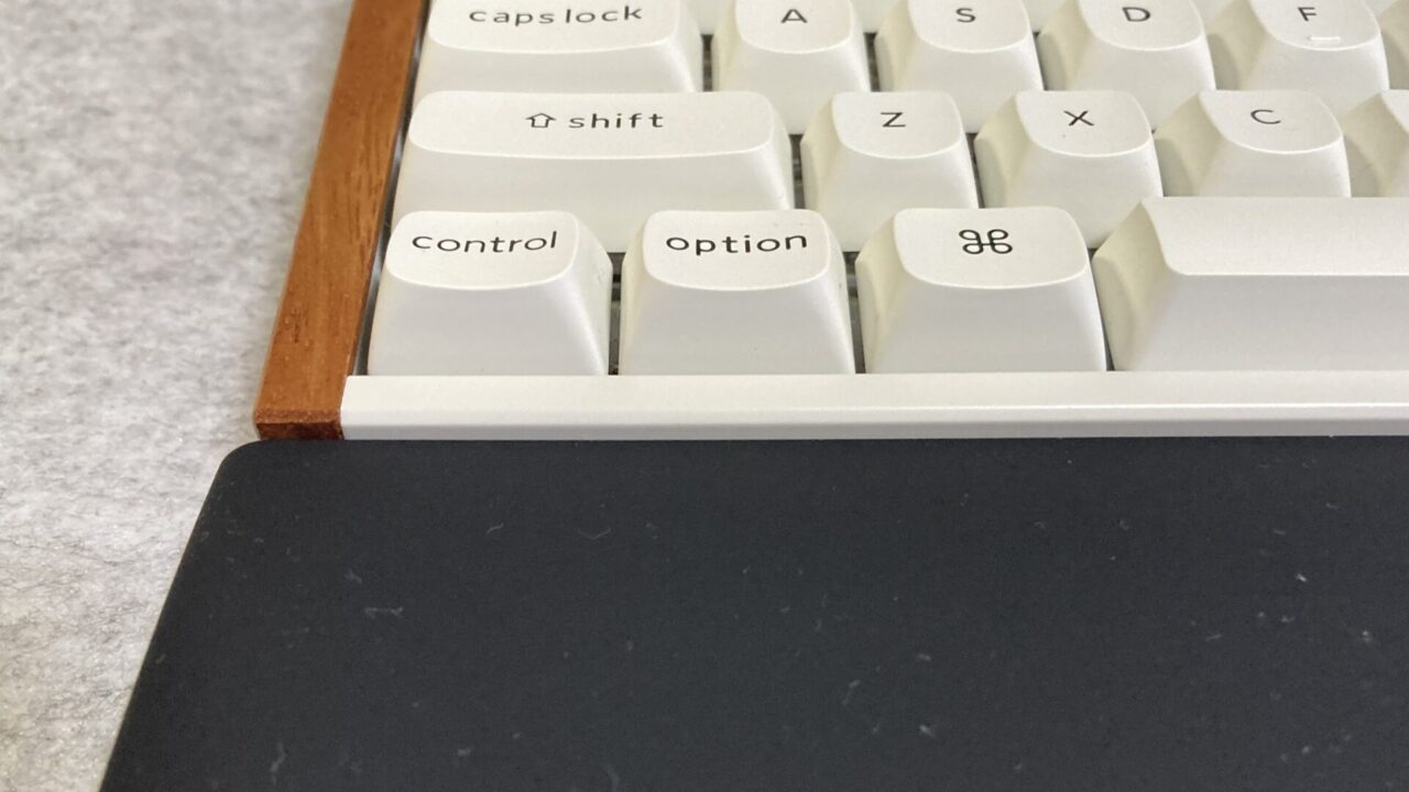 Keychron K2 HEレビュー純正シリコンパームレスト